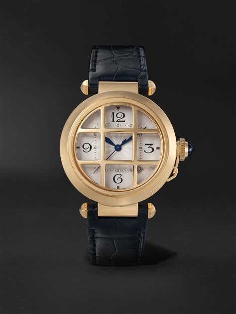 orologio cartier automatic nero|cartier grille watch.